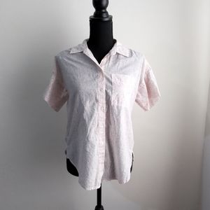 Lucky brand lightweight floral button-down